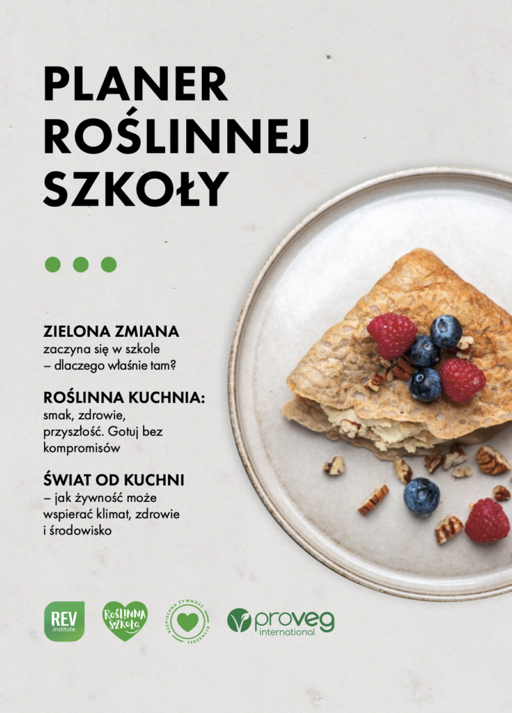 Okładka Planer Roślinna Szkoła