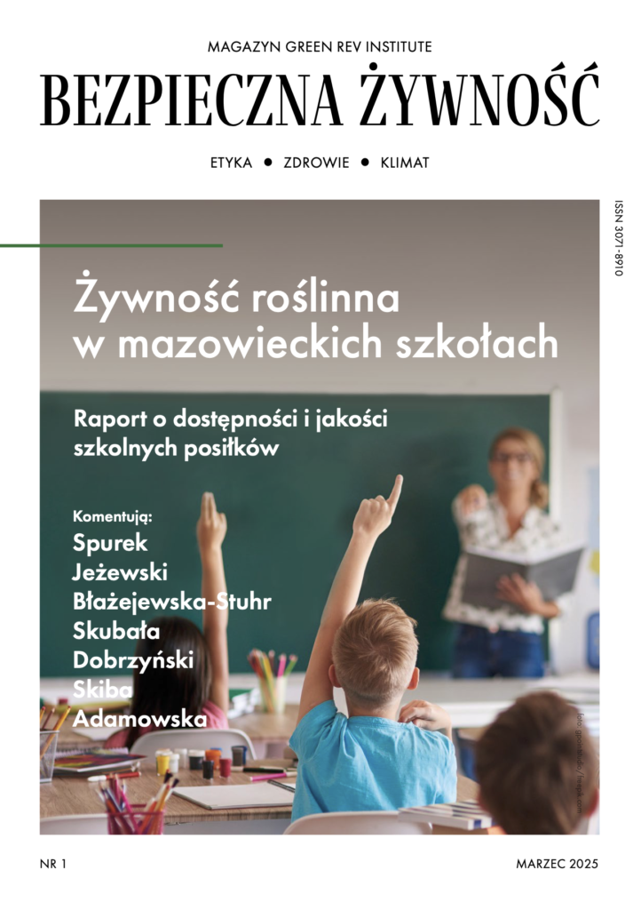 Okładka: Magazyn Bezpieczna Żywność nr 1